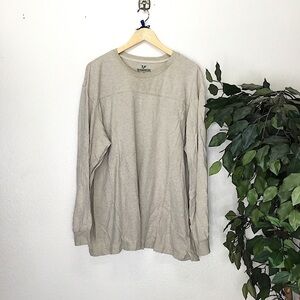 Mens Outdoor Life Long Sleeve Tan Shirt